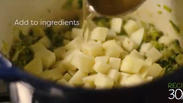 Garlic Soup Italian style with crispy croutons