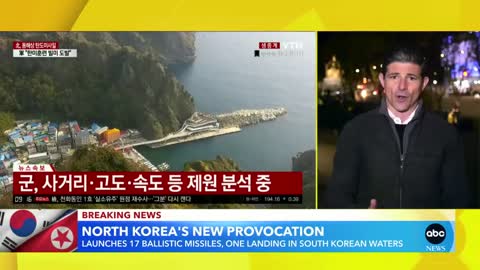 North Korea fires missiles into South Korean waters l GMA