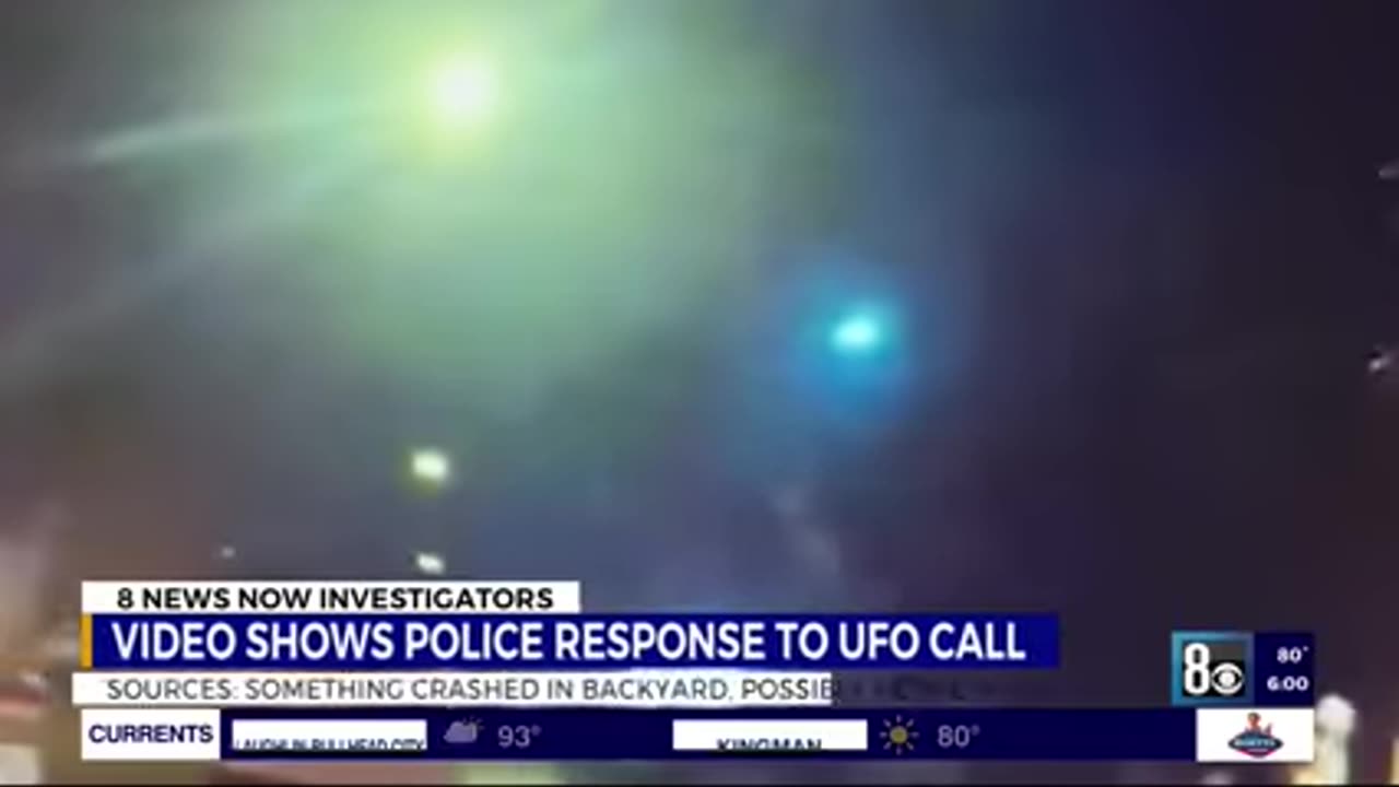 Las Vegas family claims to see aliens after several report something falling from sky - 911 call