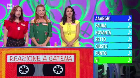 RAIUNO - Reazione A Catena-La Catena Musicale (07/08/2019)