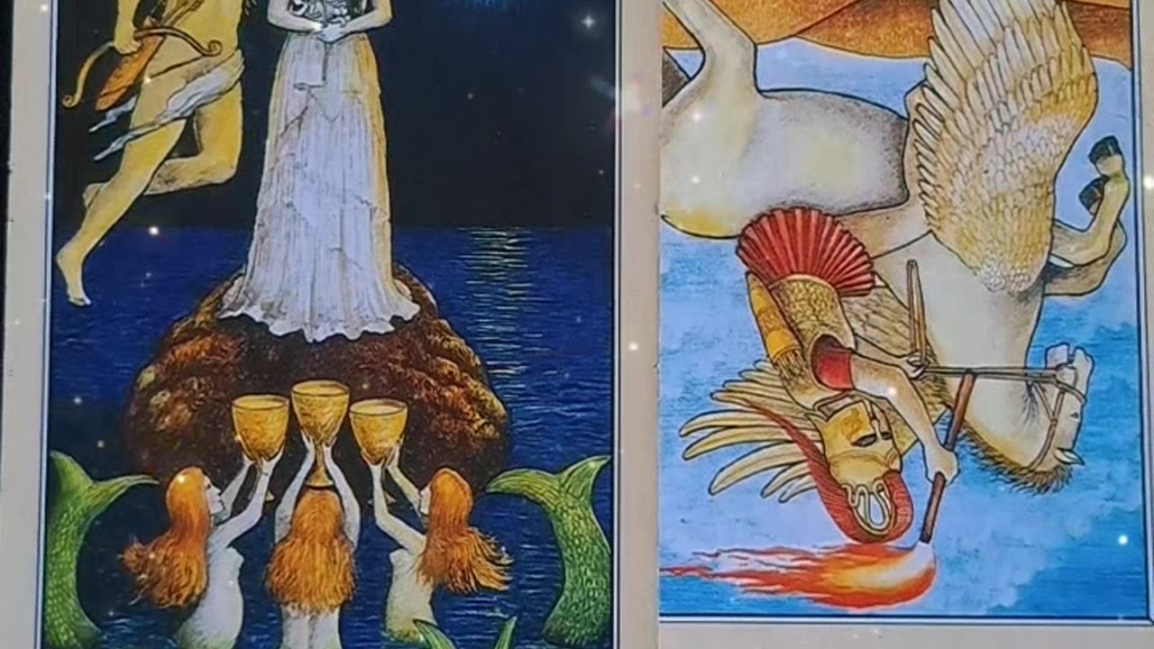 Three Of Cups & Nine Of Wands Reversed