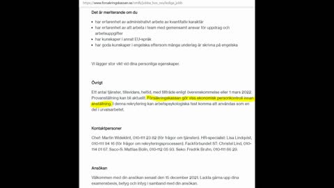 UC koll vid offentliga anställningar