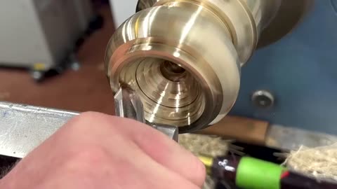 Woodturning - I Turned Solid Brass On A Wood Lathe !!8