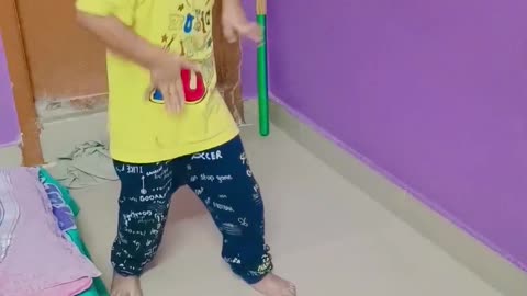 A funny dance by a first-grade kid...