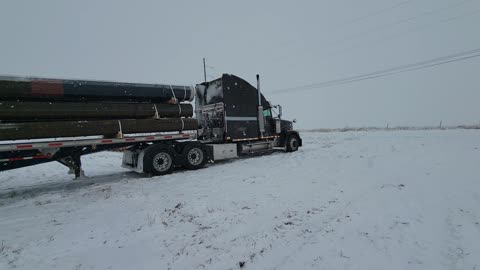 MAJOR DAMAGE TO THE FREIGHTLINER - GREAT FALLS, MONTANA