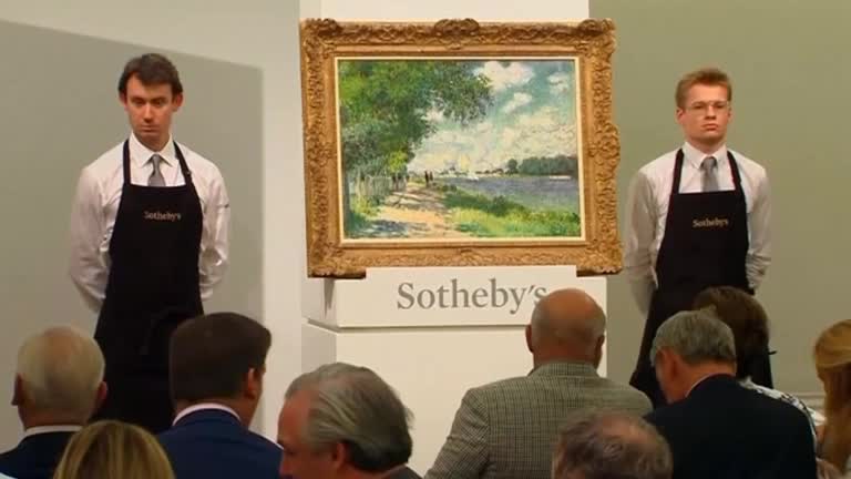 Monet water lilies painting gets more than $50 million (USD) at auction