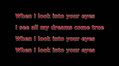 Firehouse - When I Look In To Your Eyes (Lyrics)