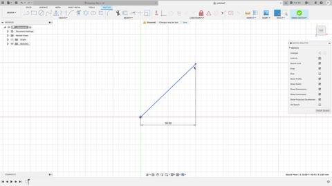 (Part.21) 2D Sketching (Basic Constraints). Fusion 360 for the absolute beginner help series.