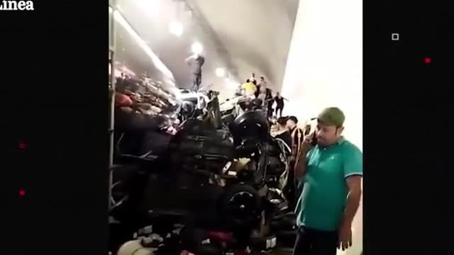 Grave accidente túnel de cajamara