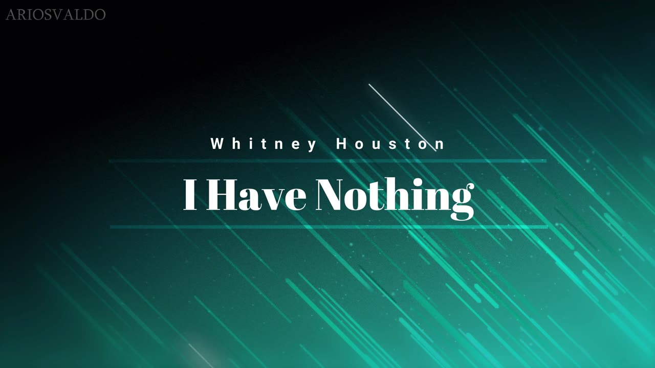 Whitney Houston - I Have Nothing - Legendado