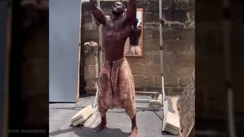 African Man_NO Gym, No Proteins (Gym Madness)