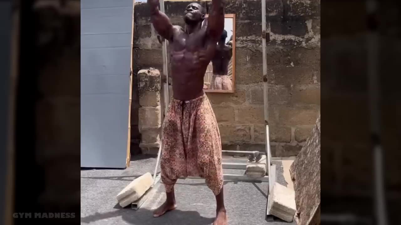 African Man_NO Gym, No Proteins (Gym Madness)