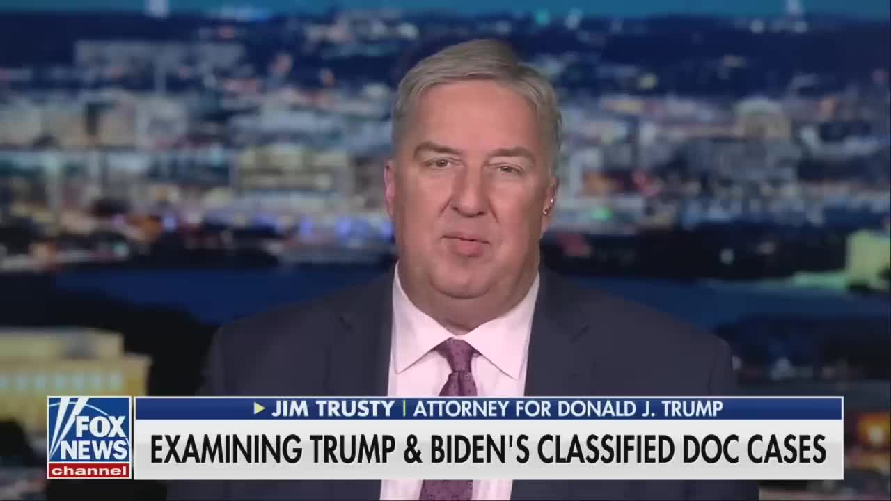 Trump attorney slams 'bi-polar' Biden DOJ for handling of Biden, Trump classified docs cases