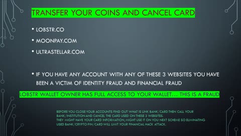 LOBSTR MOONPAY ULTRA STELLAR SCAM