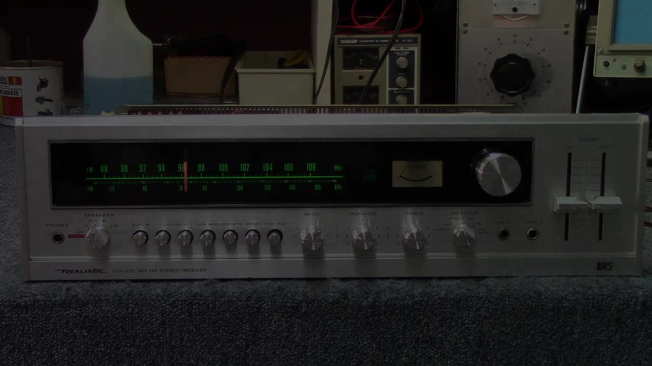 Realistic STA-225 Receiver - repair & testing