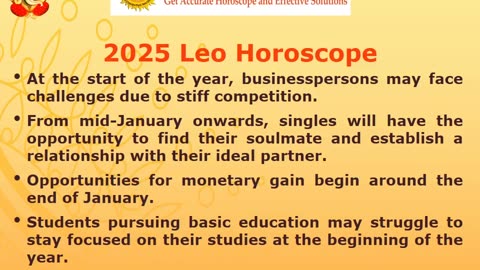 2025 Leo Yearly Horoscope