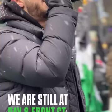 Shutting down everything in front of a key Toronto travel hub: Union Station.