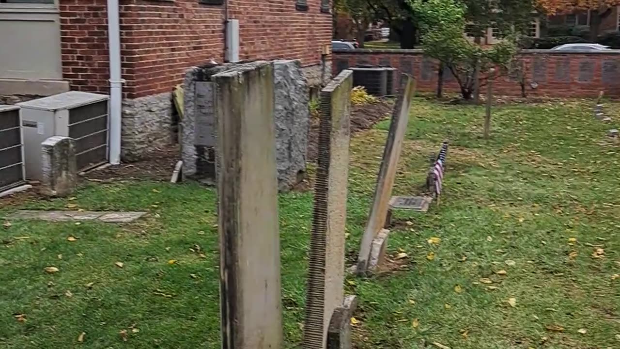 1776 and 1812 Veteran gravesites in Worthington, Ohio 10/28/23