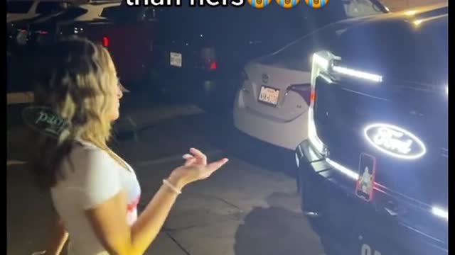 When she uses your truck lights for a TikTok, but this TikTok will get more likes than hers