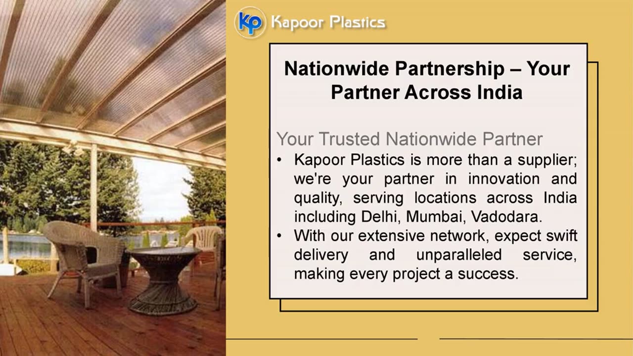 Welcome to Kapoor Plastics – Your Acrylic Sheets Expert