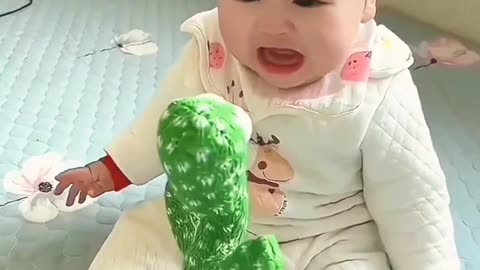 "Cute Cactling Companion: Baby Cactus Toy"