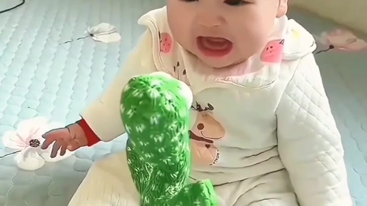"Cute Cactling Companion: Baby Cactus Toy"