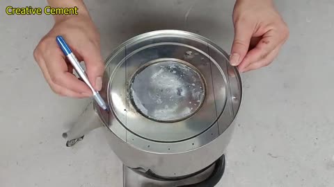 How to make a wood stove from an old kettle