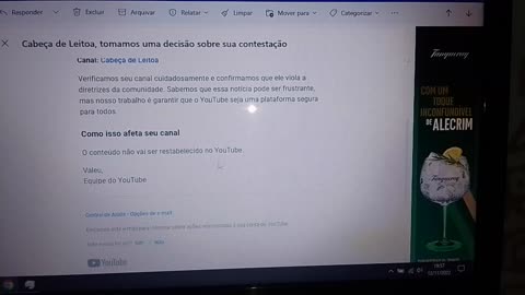 Banido do youtube definitivamente.