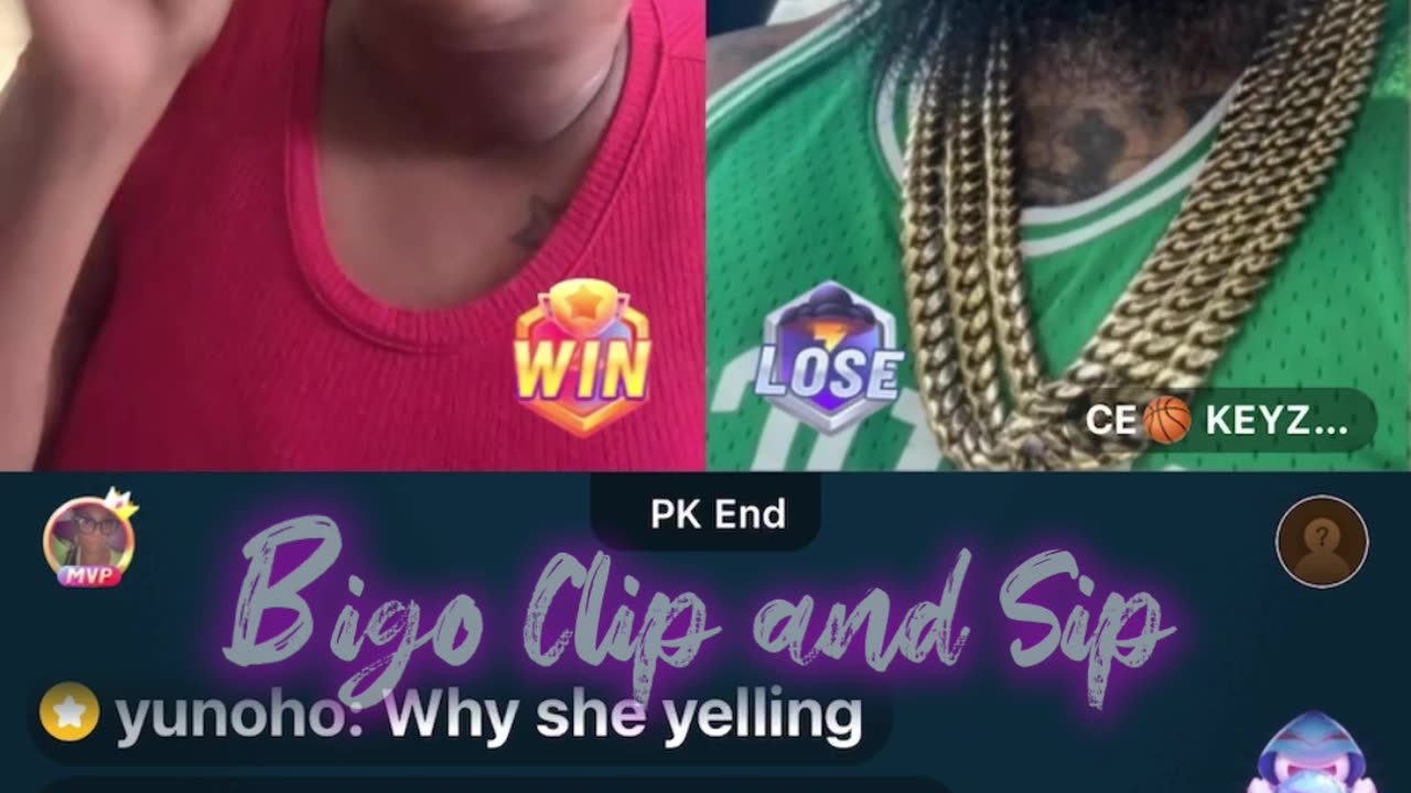 CNN Bigo lines Keyz who wants the juice on her photos 2/4/24 #bigoclipandsip