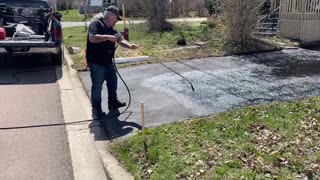 Professional Asphalt Spray Sealing: “The Little Tiny One” TOP COATS PAVEMENT MAINTENANCE