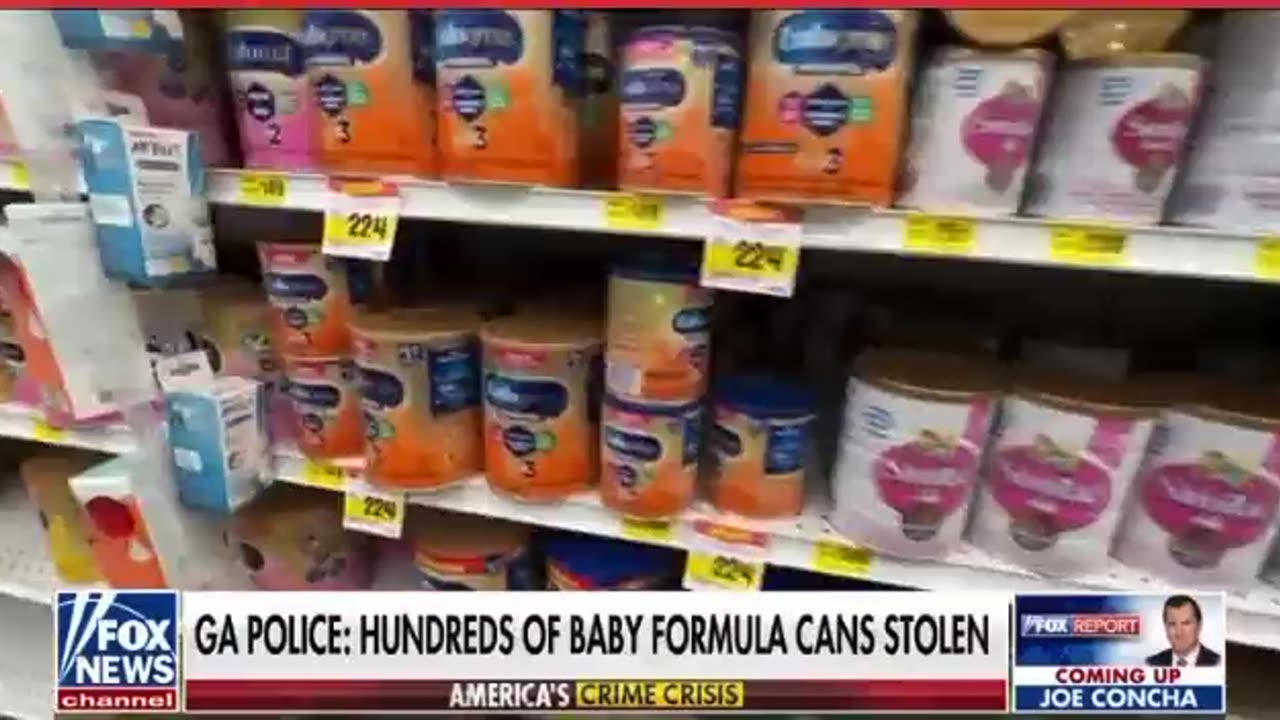 Biden’s Baby Formula Shortage Collides With His Crime Crisis