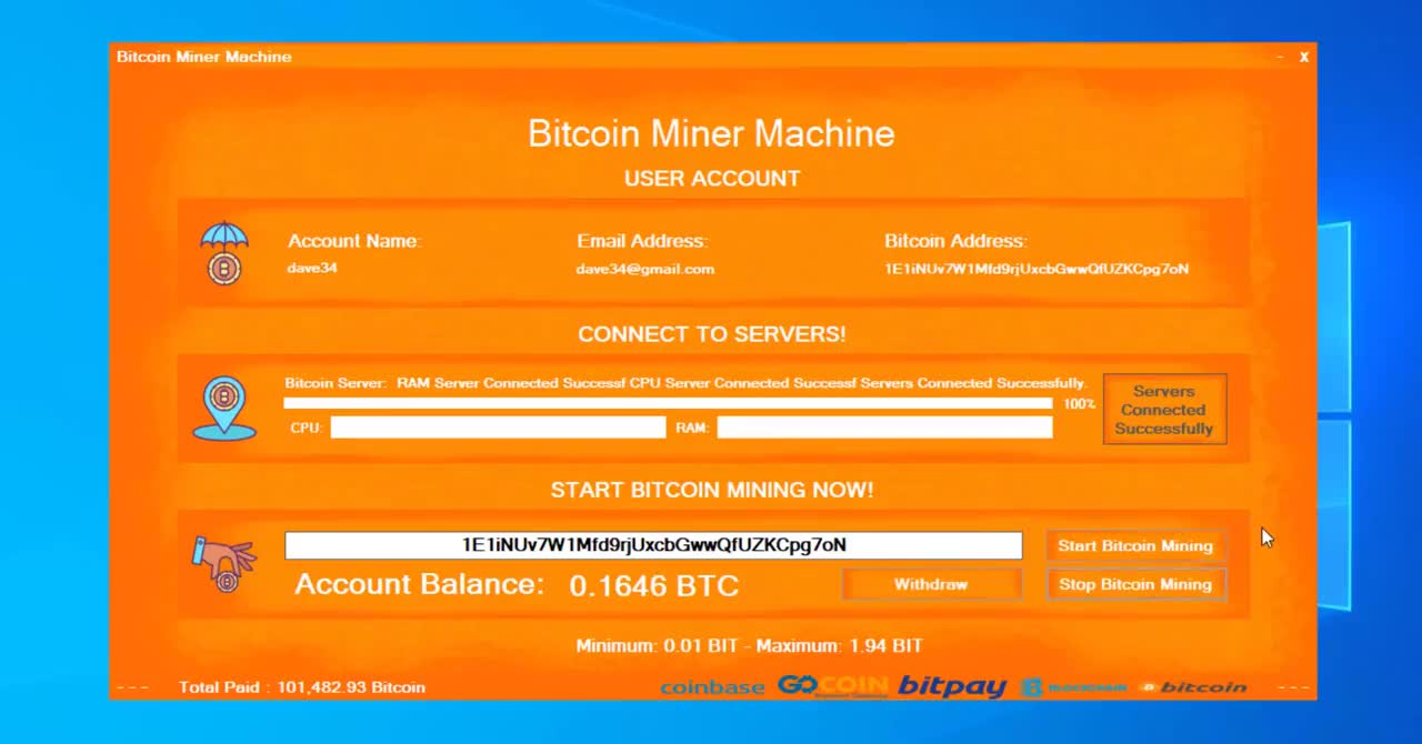 Best Bitcoin Mining software Free Download With Payment Proof 2021