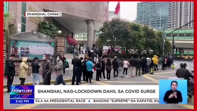 Lockdown muli sa China dahil sa COVID-19 surge