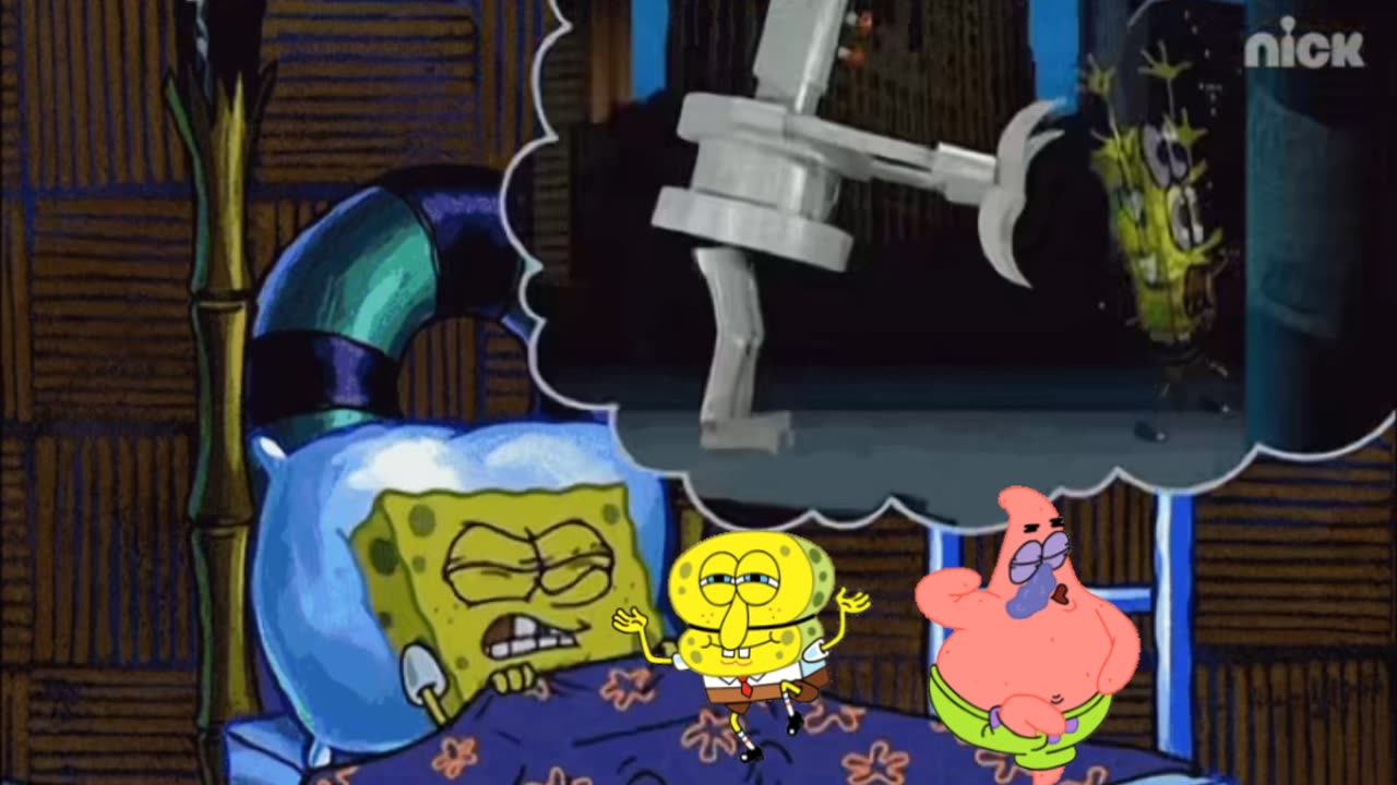 SpongeBob And Patrick Are Pretending To Be Imposters While SpongeBob Has A Bad Dream 🤖