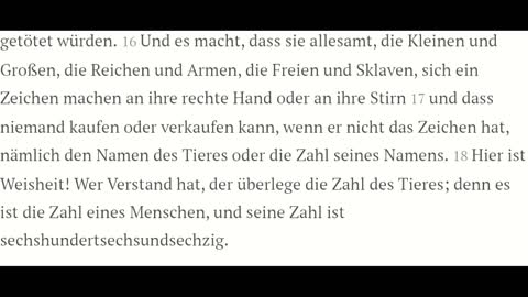 Zeichen des Tieres.