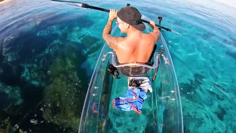 I Survived 36 Hours In A Transparent Kayak-8