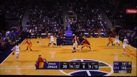 NBA2K: Indiana Pacers vs Utah Jazz (Buzzer Beater)