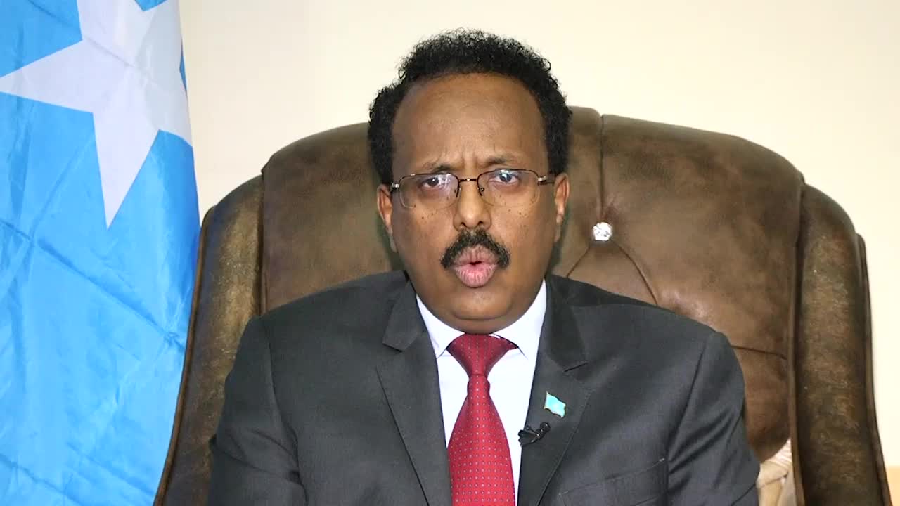 the president of somalia mohammed abdulaahi farmaajo