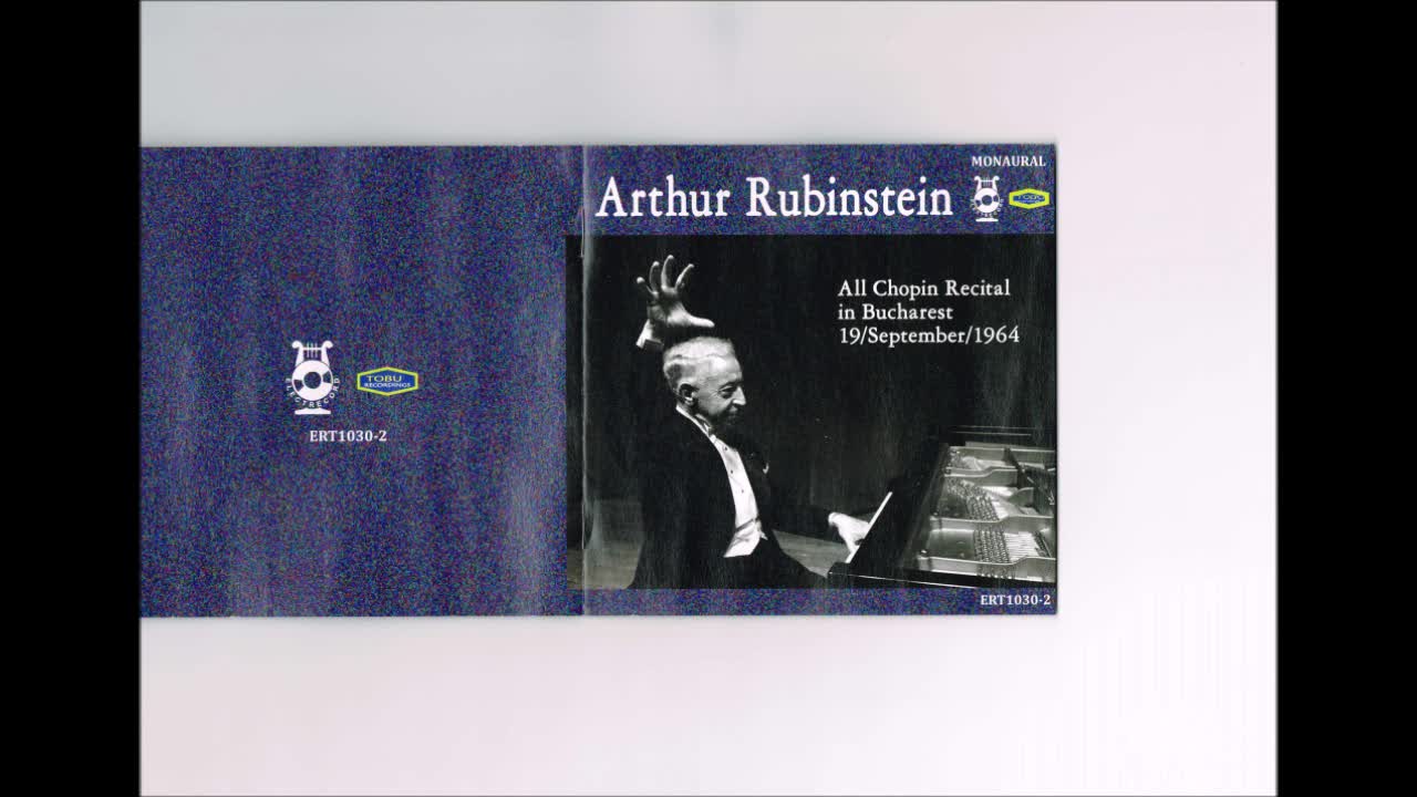 All Chopin Recital in Bucharest Rubinstein