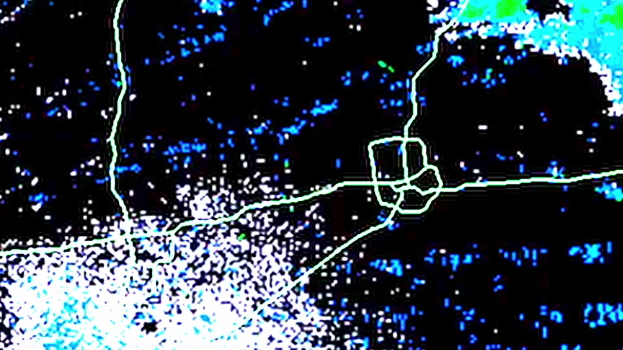 10/22/23 - Indiana's NEXRAD Radar Initiating Storm Cell over Columbus