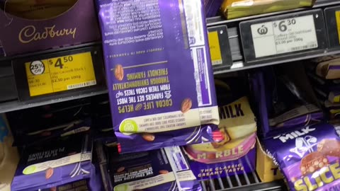 Australian Heat Melts Chocolate on the Shelves