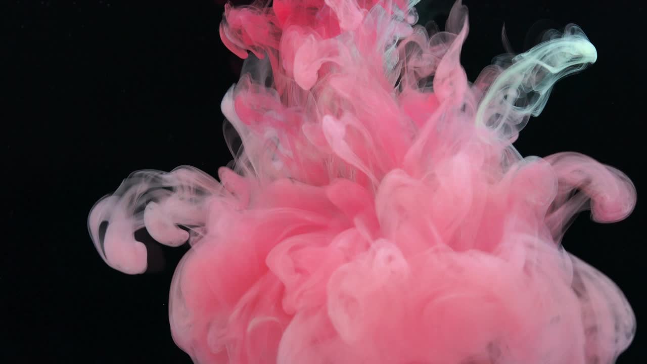 A Pink liquid abstract paint