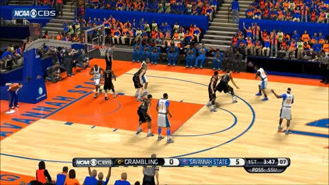 NBA 2k14 Basketball Mod Grambling vs Savannah State