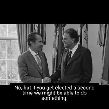 Reverend Billy Graham to Richard Nixon: 2 groups of Jews. One group is the SYNAGUE OF SATAN