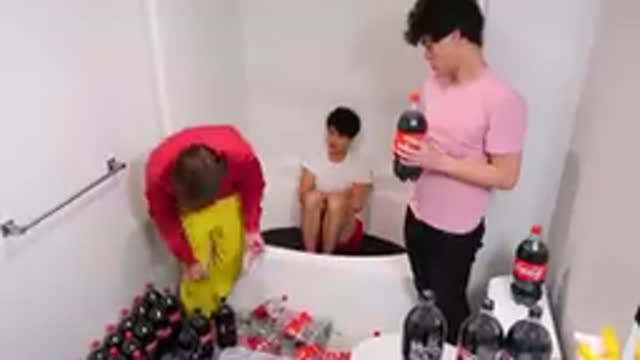 Mentos and coke Mix Prank