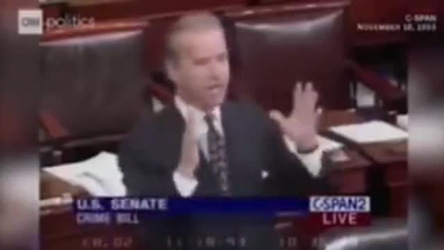 In 1993, racist Joe Biden delivered a hateful speech calling Black men “predators on our streets.”