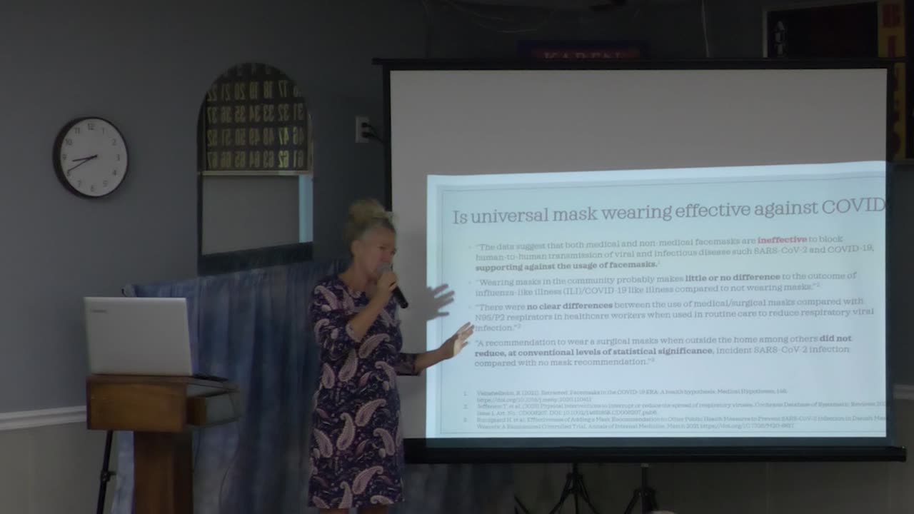 Kendra M. Foltz Biegalski on Mask Efficacy