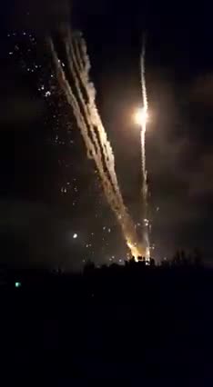 Barrage of rockets fired from Gaza towards Israel