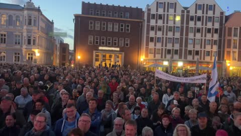 Stralsund - Abschlußworte zur Kundgebung 21-09-2022
