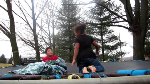 Mr. Grinch Trampoline Fun